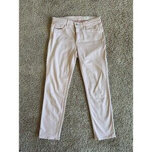 AG Adriano Goldschmied Pants Womens 26 Pink Prima Cigarette Leg Stretch Mid Rise